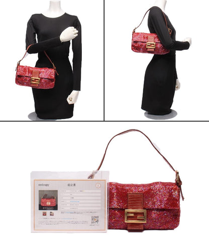 FENDI ハンドバッグ ショルダーバッグ 肩掛け ビーズ マンマバゲット レディース フェンディ
