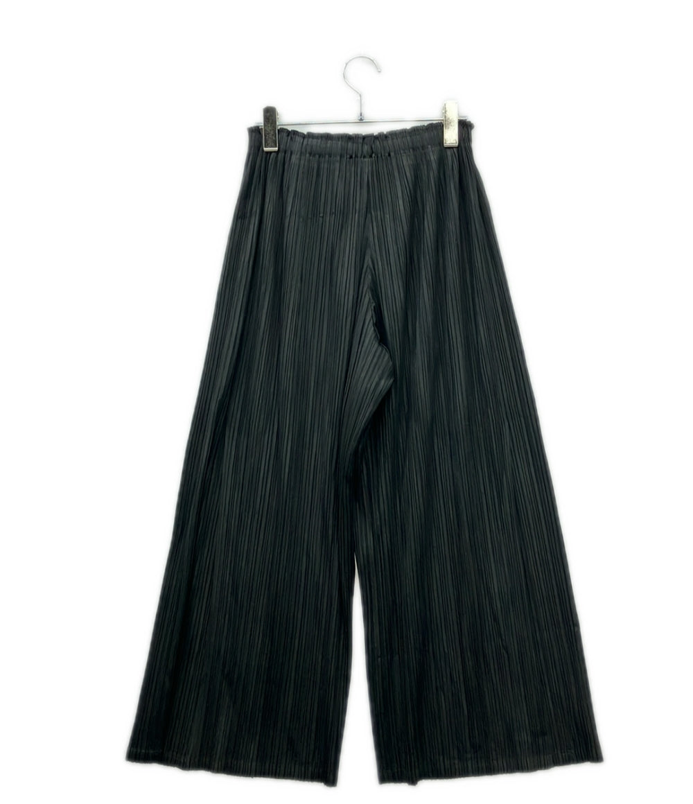PLEATS PLEASE レイヤードスリットワイドプリーツパンツ レディース SIZE 02 プリーツプリーズ