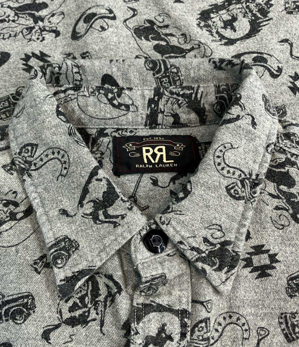 RRL 総柄 シャツ メンズ SIZE L ダブルアールエル