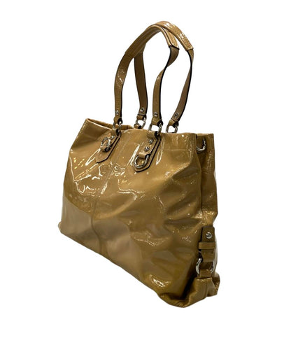 COACH 2WAY トートバッグ ショルダーバッグ  肩掛け エナメル 21043E レディース コーチ