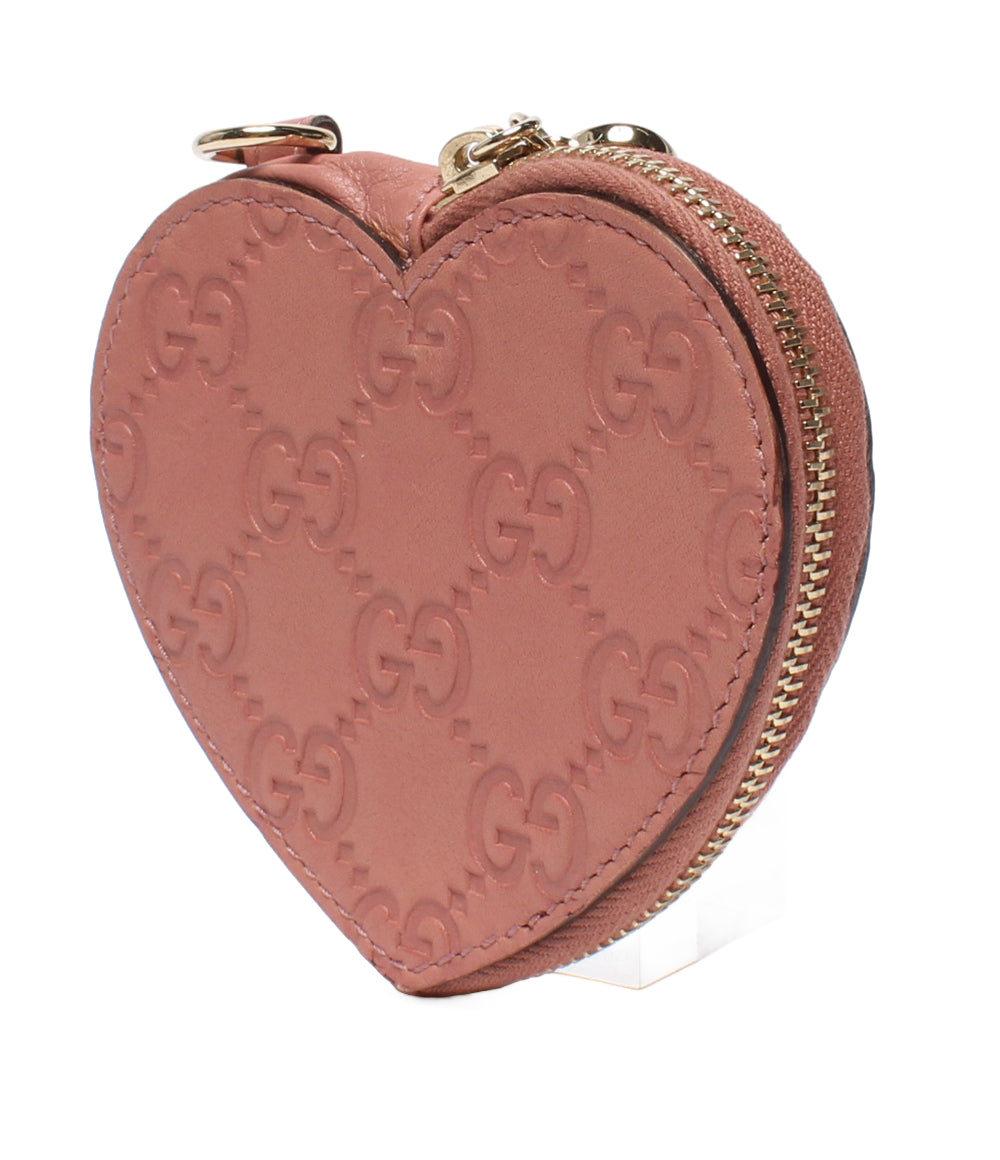 美品 GUCCI コインケース ハート形 152615･4276 レディース グッチ
