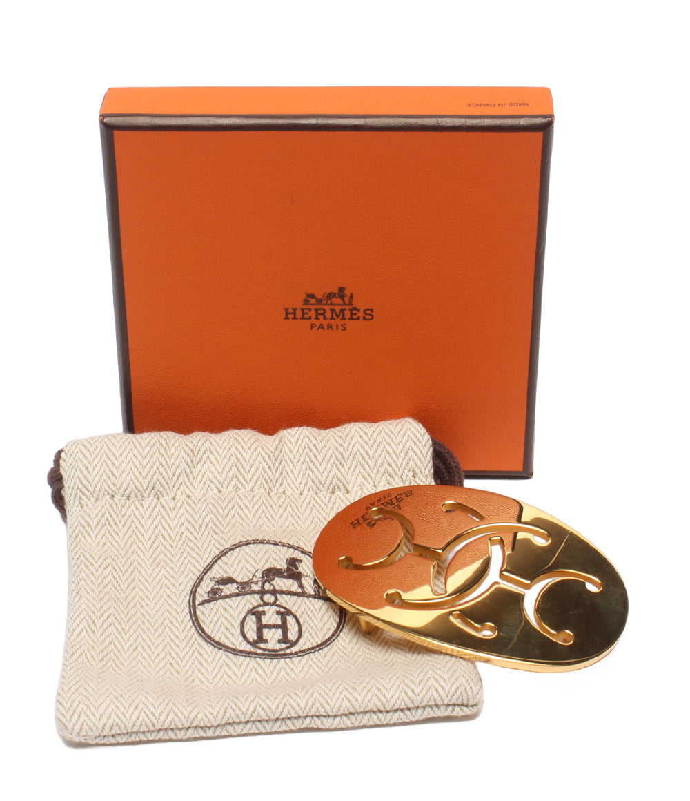 HERMES バックル ゴールド金具 ダブルH レディース メンズ エルメス
