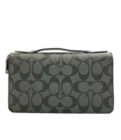 COACH ポーチ トラベルオーガナイザー 長財布 シグネチャー F93504 メンズ コーチ