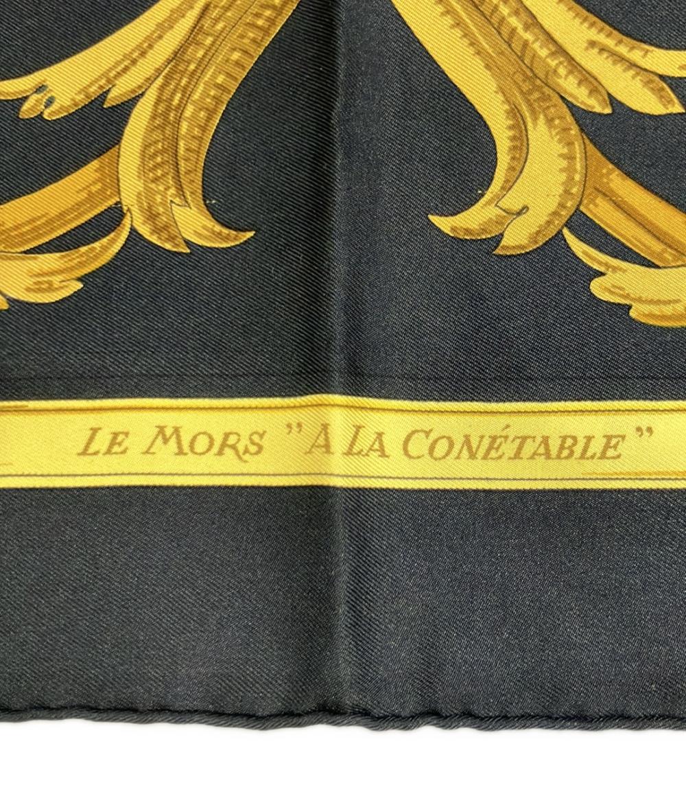 HERMES スカーフシルク100% カレ90 LE MORS A LA CONETABLE レディース エルメス