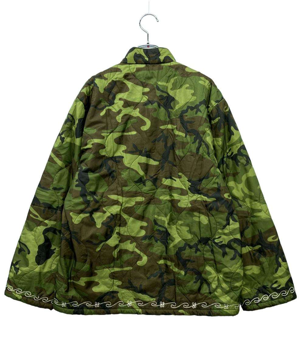 TENDERLOIN キルティングジャケット チャイナボタン 迷彩柄 メンズ SIZE XS テンダーロイン