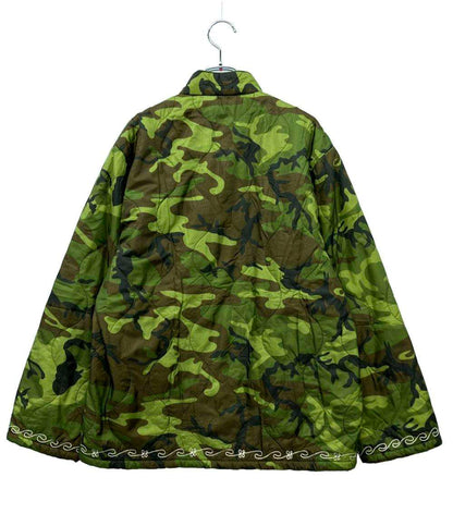 TENDERLOIN キルティングジャケット チャイナボタン 迷彩柄 メンズ SIZE XS テンダーロイン