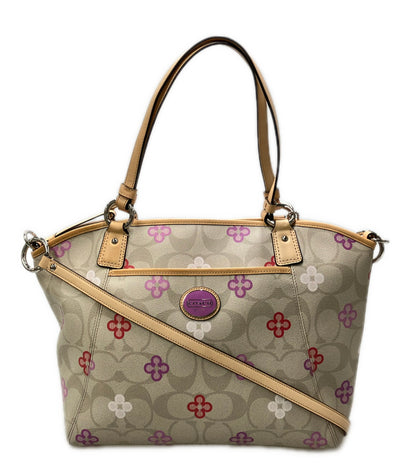 COACH トートバッグ ショルダーバッグ 2WAY 斜め掛け シグネチャー F22224 レディース コーチ