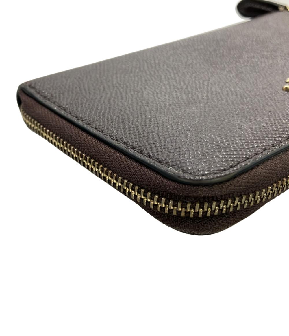 COACH ラウンドファスナー二つ折り長財布 レザー 58584 レディース コーチ