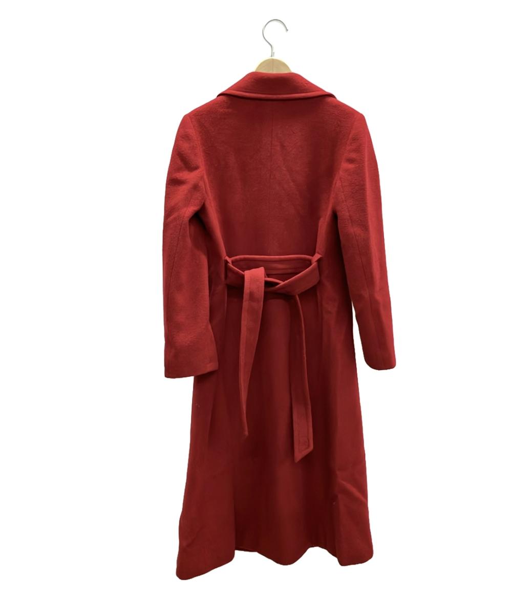 美品HERNO2WAYコート42 ヘルノ ウールカシミヤロングコート アウター ジャケット レディース