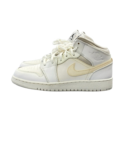 NIKE ミドルカットスニーカー AIR JORDAN 1 MID GS 554725-110 キッズ SIZE 24.5 ナイキ