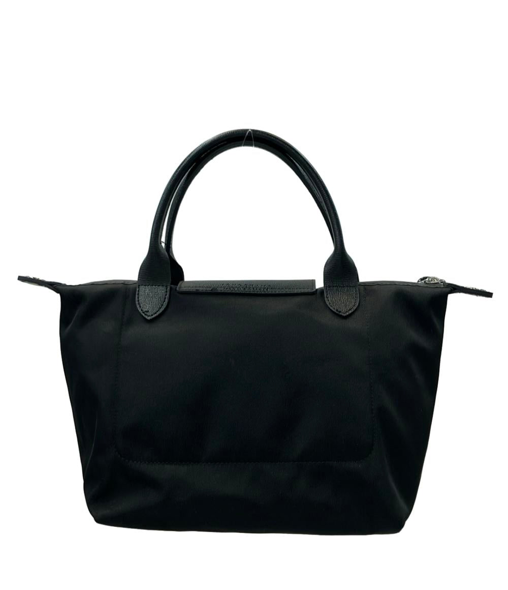 極美品 ロンシャン ルプリアージュ ハンドバック ブラック Longchamp 