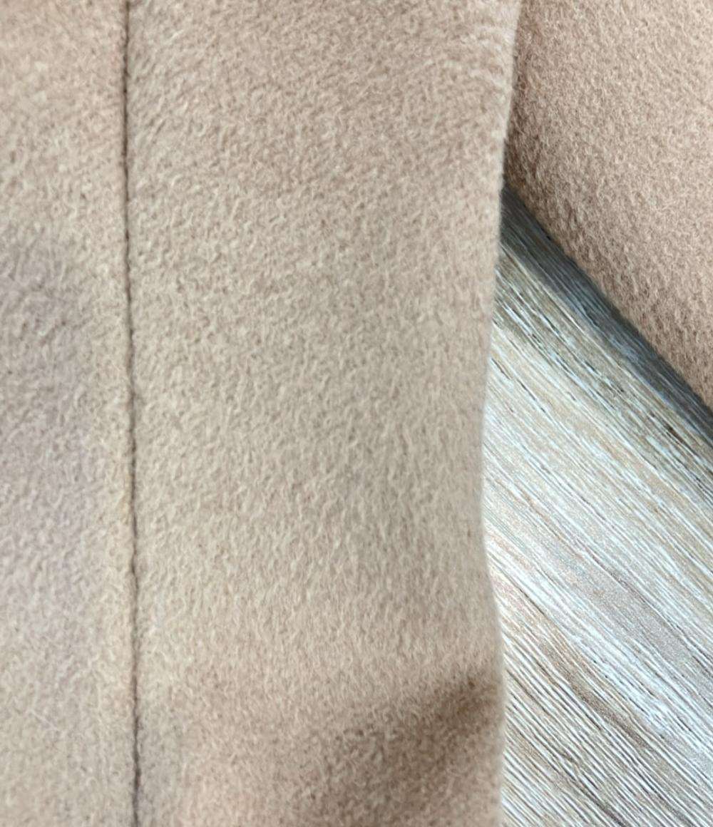 MAX MARA STUDIO フーデッドコート バージンウール キャメル ファー 60862813 レディース SIZE 36 (XS) マックスマーラステュディオ