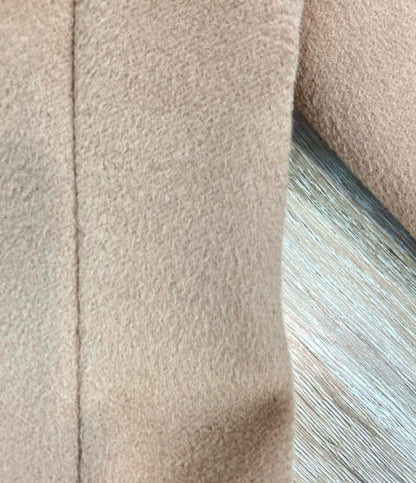 MAX MARA STUDIO フーデッドコート バージンウール キャメル ファー 60862813 レディース SIZE 36 (XS) マックスマーラステュディオ