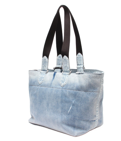 美品 COACH 2WAYトートバッグ ショルダーバッグ 肩掛け スモール ツアー トート バッグ ラブド デニム チャーム レディース メンズ コーチ
