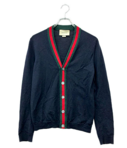 GUCCI シェリーライン Vネック ニット カーディガン 408146 メンズ SIZE XS グッチ