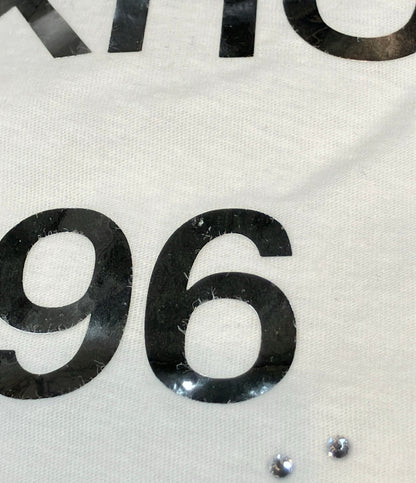 Acne Studios 長袖Tシャツ ラインストーン ロゴプリント FN-UX-TSHI000231 レディース SIZE XS アクネ ストゥディオズ