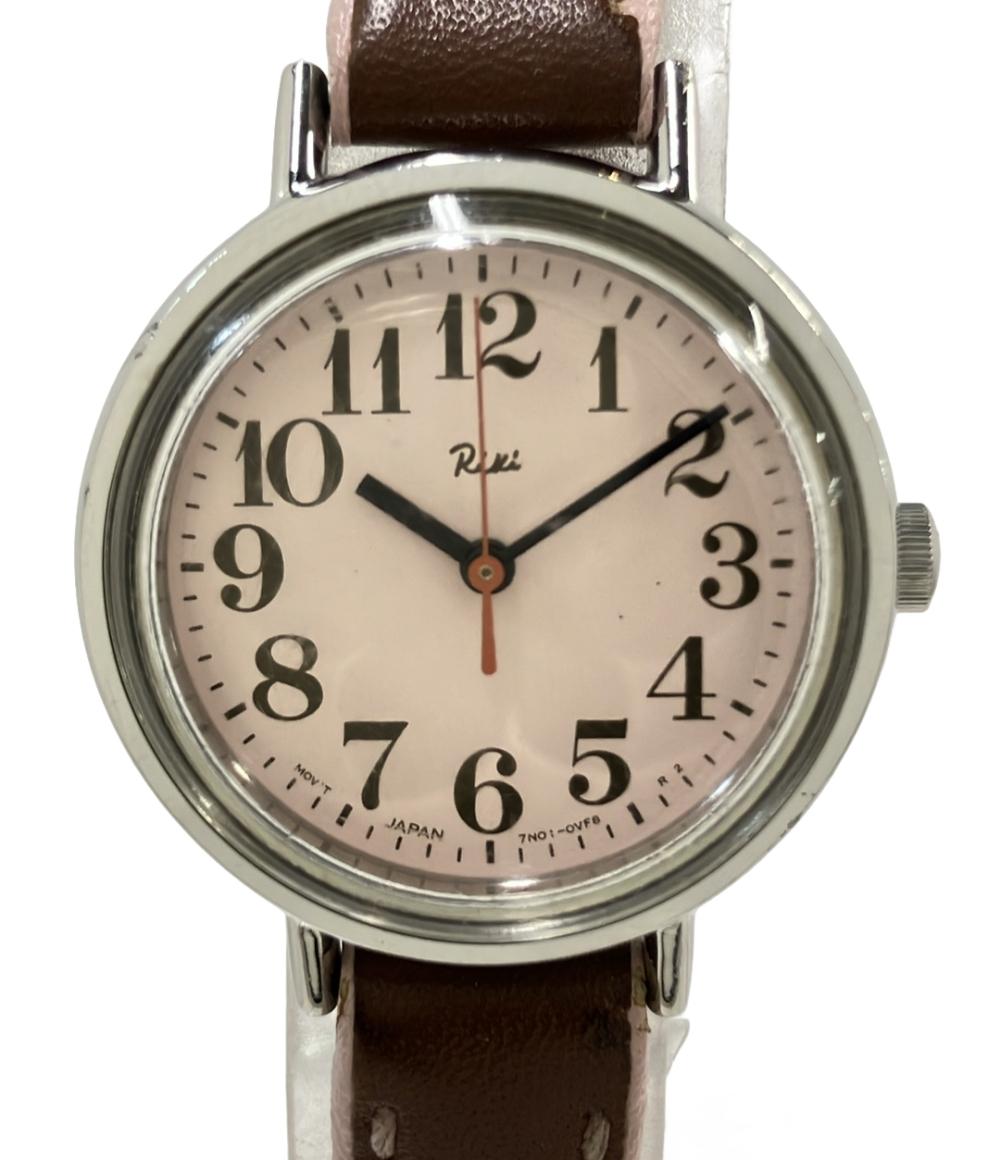 SEIKO 腕時計 リキワタナベコレクション ALBA アルバ クオーツ ピンク 7N01-0FT0 レディース セイコー