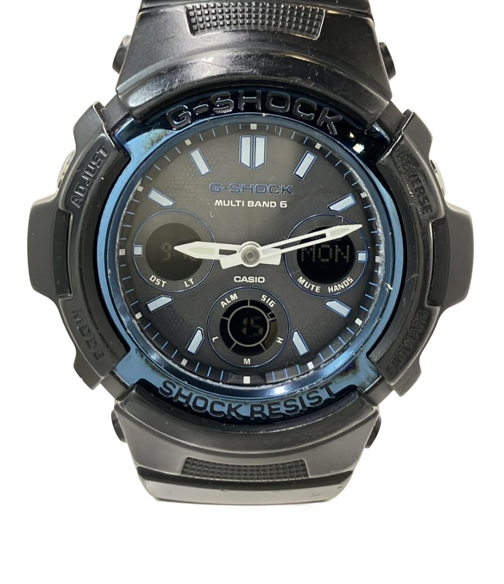 CASIO 腕時計 G-SHOCK ソーラー ブラック AWG-M100A メンズ カシオ
