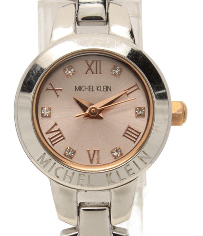 MICHEL KLEIN 腕時計 クオーツ ピンク系 1N01-K970 レディース ミッシェルクラン
