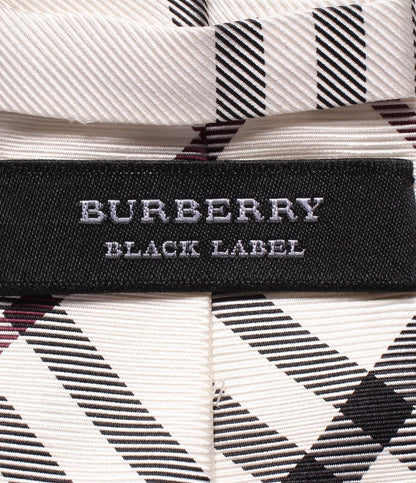 バーバリーブラックレーベル ネクタイ シルク100％ メンズ BURBERRY BLACK LABEL