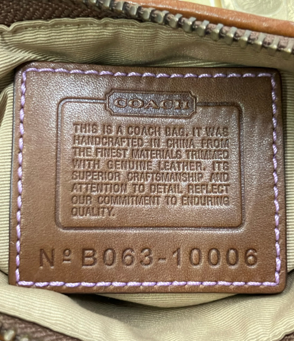 COACH ショルダーバッグ 斜め掛け パッチワーク シグネチャー 10006 レディース コーチ