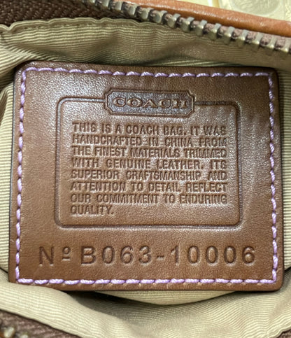 COACH ショルダーバッグ 斜め掛け パッチワーク シグネチャー 10006 レディース コーチ
