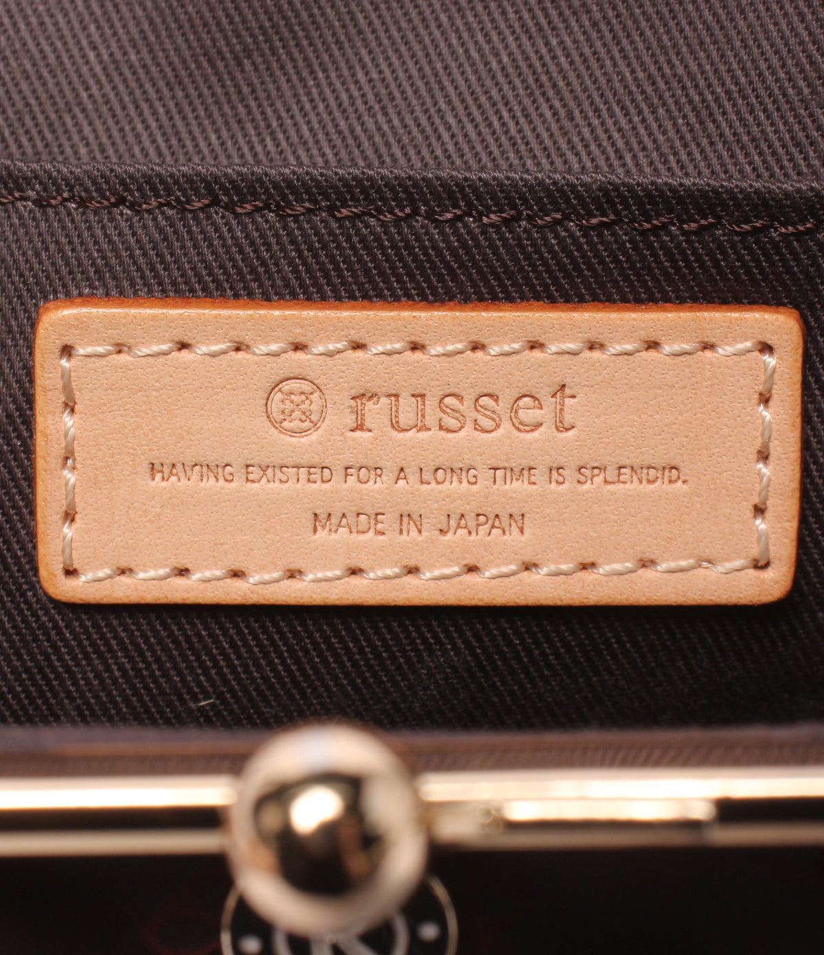 russet ポーチ がま口 レディース ラシット