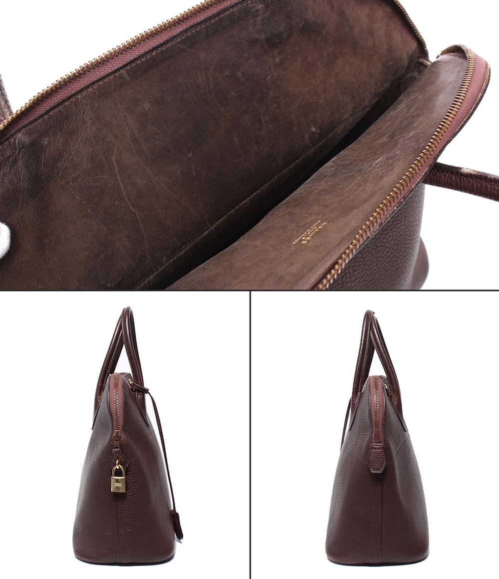 HERMES エルメス 2WAY マクファーソン ハンドバッグ ショルダーバッグ 肩掛け 斜め掛け ○U刻印 レザー    グリーン 緑 ゴールド金具 レディース 1991年【中古品】 HERMES - エルメス 2way ハンドバッグ ショルダーバッグ Z刻印