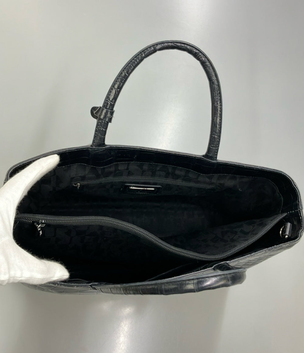 FURLA トートバッグ ショルダーバッグ 2WAY クロコ型押し レザー レディース フルラ