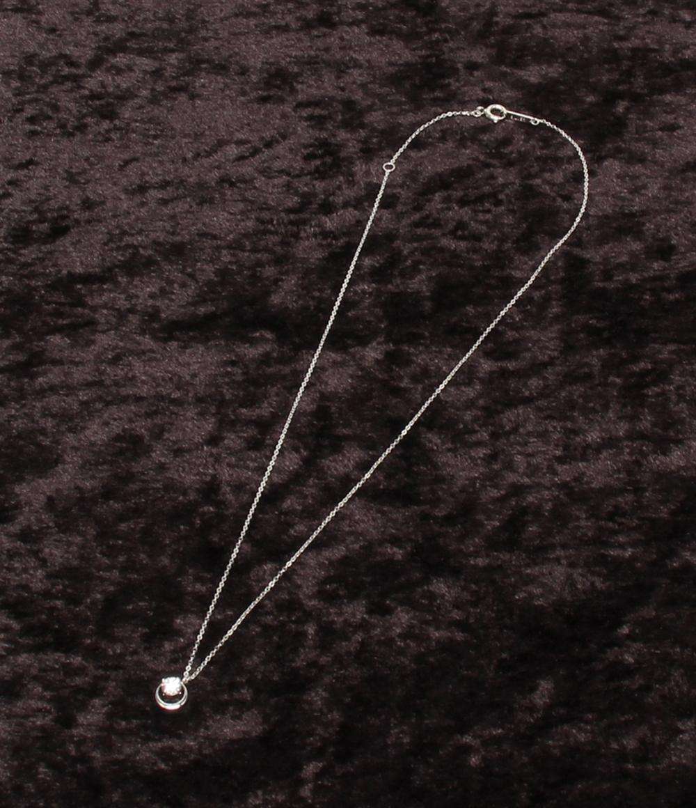 美品 カナルヨンドシー ネックレス SV ラインストーン 株主優待品 レディース canal4℃