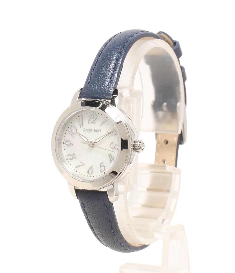 美品 Angel Heart 腕時計 ソーラー シェル TT25 レディース エンジェルハート