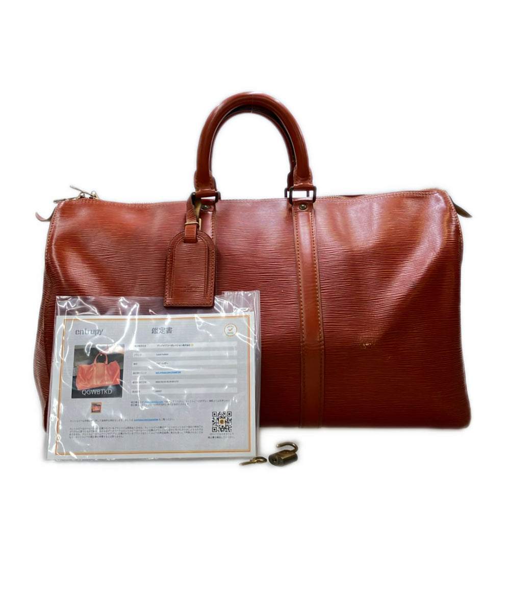 VUITTON ボストンバック LOUIS VUITTON ボストンバッグ キーポル45 エピ M42973 レディース