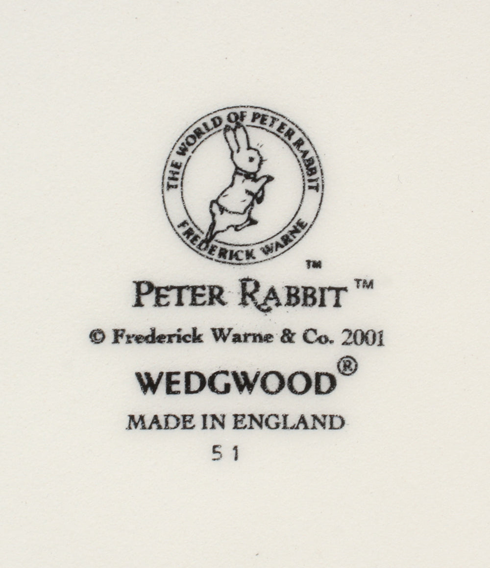 WEDGWOOD クリスマスプレート 2001 21cm ピーターラビット ウエッジウッド