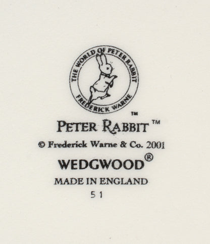 WEDGWOOD クリスマスプレート 2001 21cm ピーターラビット ウエッジウッド