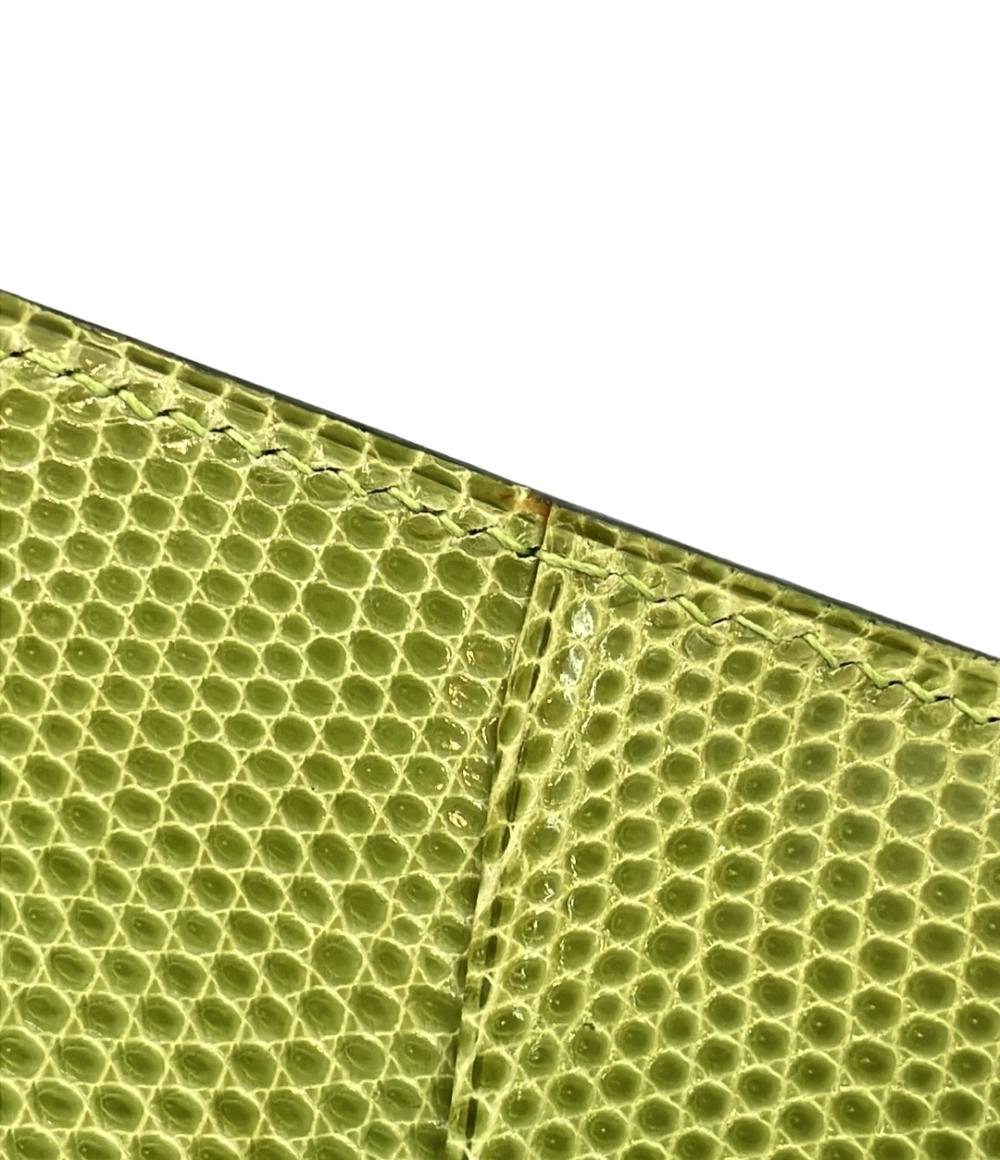 HERMES 手帳カバー ▫︎F刻印 シルバー金具 リザード アジェンダ レディース メンズ エルメス