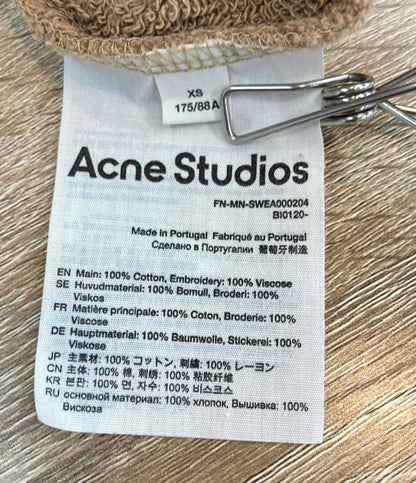 ACNE STUDIOS スウェット 刺繍フロント BRW FN-MN-SWEA000204 メンズ SIZE XS アクネストゥディオズ