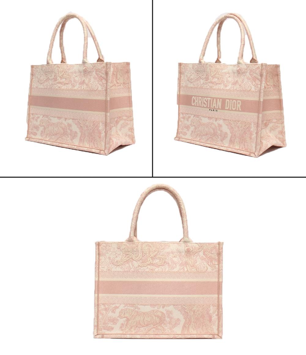 美品 クリスチャンディオール トートバッグ ブックトート トワル ドゥ