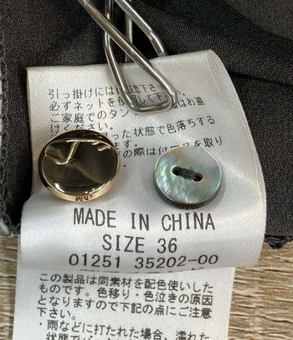 美品 GRACE CONTINENTAL 長袖ワンピース ガーリー フェミニン レディース SIZE 36 (S) グレースコンチネンタル