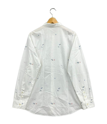 パパス 長袖シャツ 音符柄 メンズ SIZE 50 L (L) papas