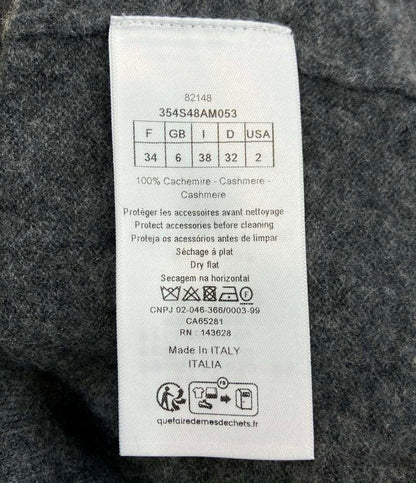 Christian Dior 長袖ニット カシミヤ100% パールボタン 354S48AM053 レディース クリスチャンディオール