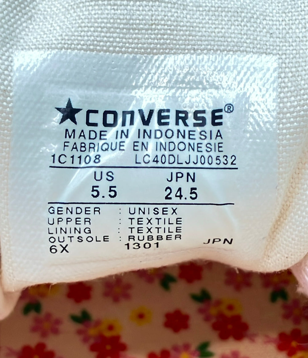 CONVERSE ハイカットスニーカー CANVAS ALL STAR HI 1C1108 レディース SIZE 24.5 コンバース