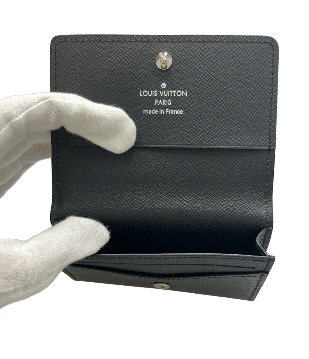 美品 LOUIS VUITTON カードケース アンヴェロップ カルト ドゥ ヴィジット NM タイガ M64595 メンズ ルイ・ヴィトン