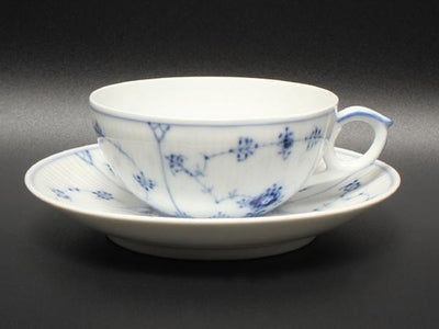 ロイヤルコペンハーゲン カップ＆ソーサー ブルーフルーテッド プレイン Royal Copenhagen