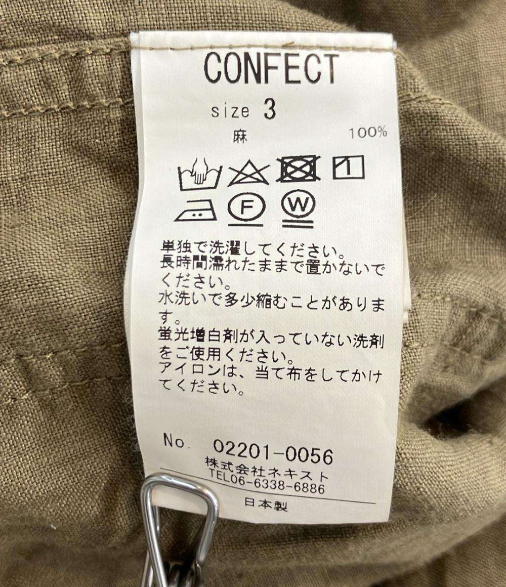 CONFECT オーバーダイリネンジャケット メンズ SIZE 3 コンフェクト