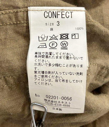 CONFECT オーバーダイリネンジャケット メンズ SIZE 3 コンフェクト