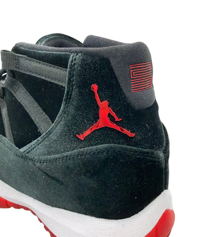 美品 NIKE ミッドカットスニーカー Air Jordan 11 Bred Velvet DB5457-061 レディース SIZE 27.5 ナイキ