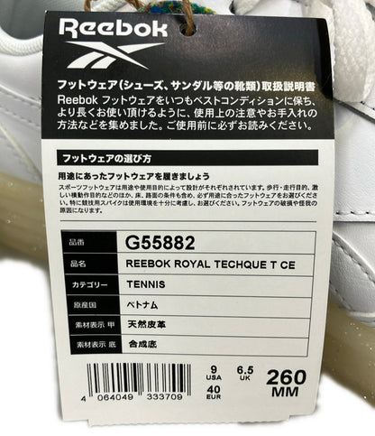 美品 Reebok ローカットスニーカー ロイヤルテック T CE G55882 メンズ SIZE 26.0 リーボック