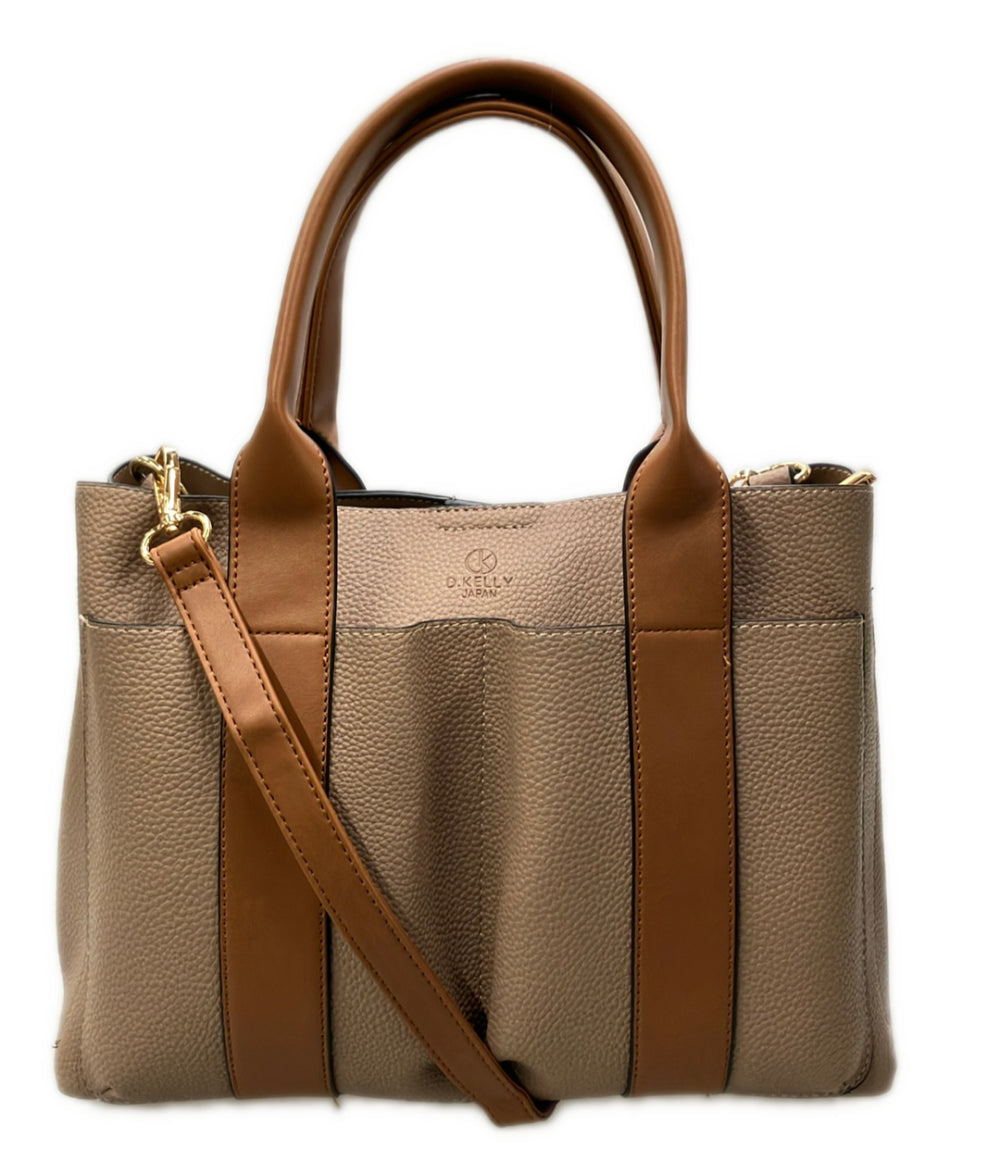 美品 D.KELLY トートバッグ ショルダーバッグ 2WAY 斜め掛け レディース ディーケリー