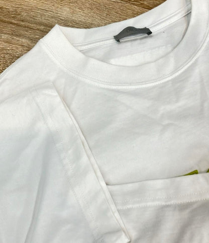 Christian Dior 半袖Tシャツ ネオン ロゴ刺繍 オーバーサイズ 393J696E0847 メンズ SIZE M クリスチャンディオール