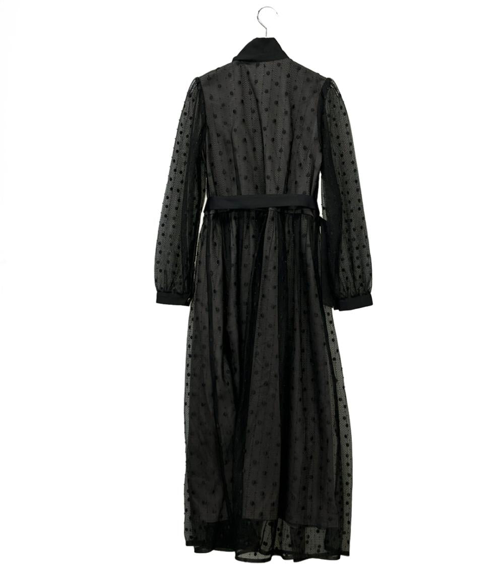 美品 GRACE CONTINENTAL 長袖ワンピース ガーリー フェミニン レディース SIZE 36 (S) グレースコンチネンタル